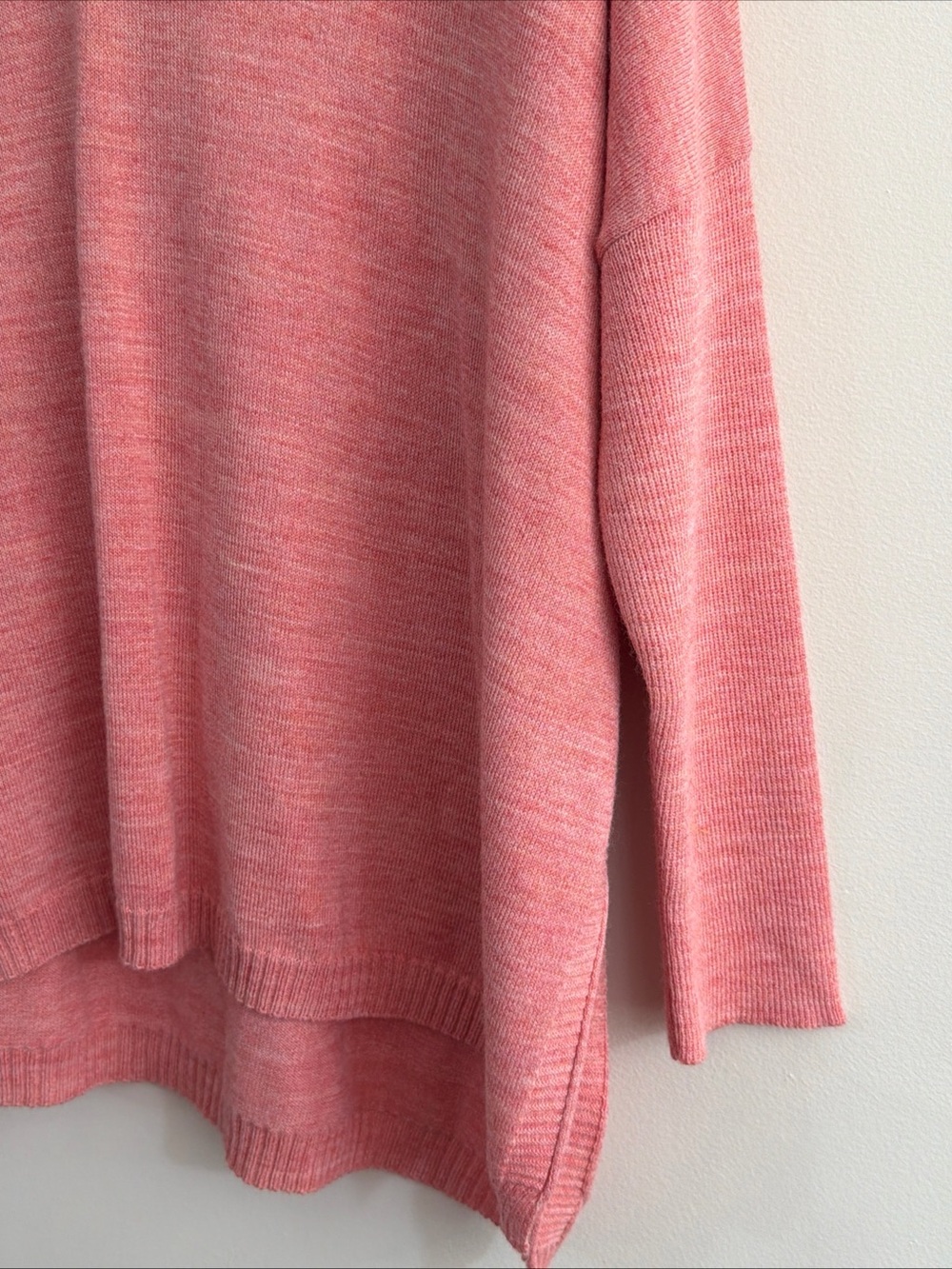 MerSea Catalina Polo Sweater Women’s OS One Size Coral V Neck Collar Coastal - Picture 4 of 10